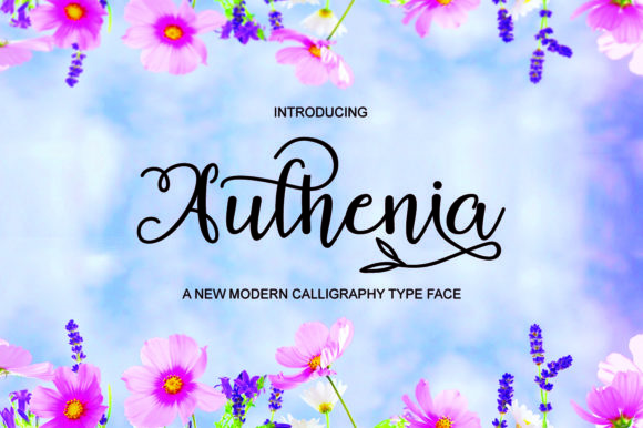 Authenia: A Script Font That Elevates Digital Branding