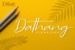 Dathang: A Script Font for Crafting with Style