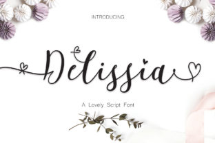 Delissia Script: A Modern Script Font for Editorial Design