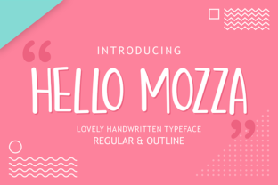 Hello Mozza: A Script Font That Breathes Life Into Your Crafts