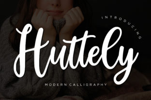 Huttely: A Script Font That Leaves an Impression