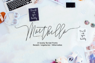 Marthilla: A Script Font That Elevates Campaign Design