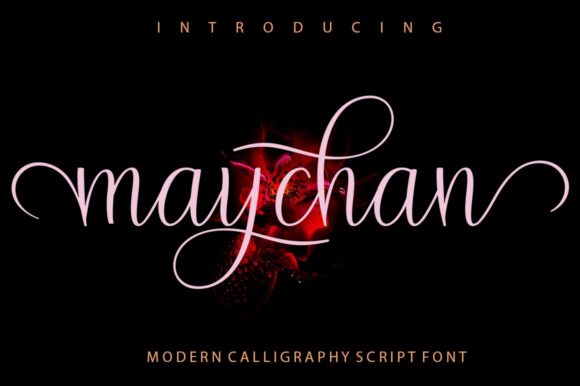 Maychan: A Script Font for Editorial Elegance