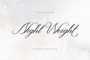 Night Weight Script: A Versatile Script Font for Web Design