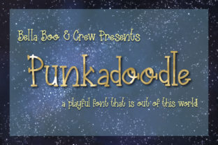 Punkadoodle: A Playful Serif Font for Editorial Design