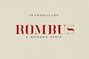 Rombus: A Serif Font That Elevates Branding with Class
