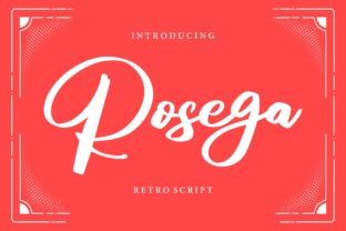 Rosega: A Script Font for Editorial Elegance