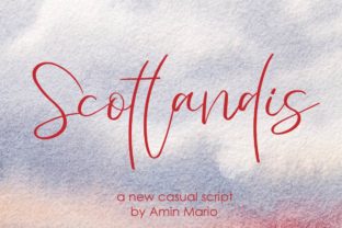 Scotlandis: A Script Font for Editorial Design Excellence
