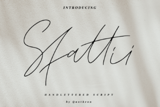 Sfattii: A Script Font That Elevates Digital Branding