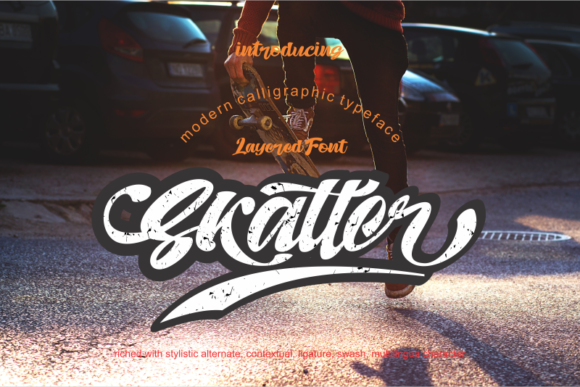 Skatter: A Script Font for Editorial Expression